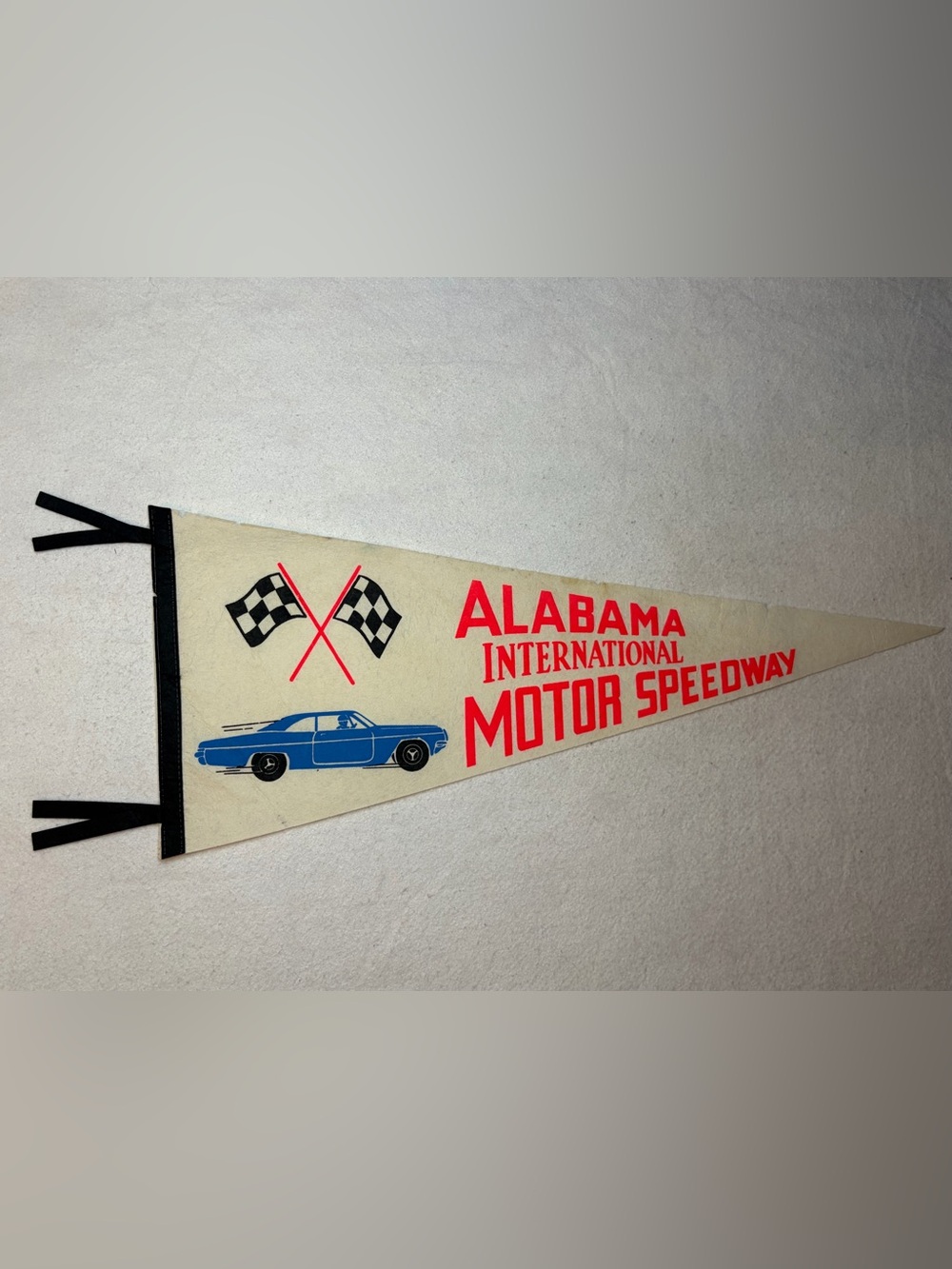 Vintage Alabama International Motor Speedway Racing Pennant 29.5” NASCAR
